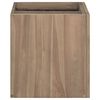 vidaXL Veggmontert baderomsskap 60x39x40 cm heltre teak