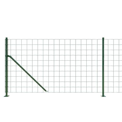 vidaXL Nettinggjerde med flens grønn 1x25 m