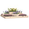 vidaXL Plantekasse 112x112x27 cm heltre furu