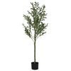 vidaXL Kunstig oliventre 450 blader 120 cm gr&oslash;nn