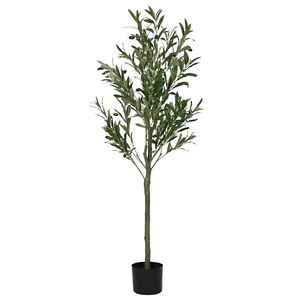 vidaXL Kunstig oliventre 450 blader 120 cm gr&oslash;nn