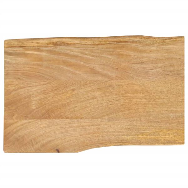 vidaXL Bordplate 50x40x3,8 cm naturlig kant heltre mango