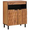 vidaXL Serviesskap Acacia Brun Finish 60 x 33 x 75 cm Massiv mango tre