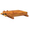 vidaXL Arbeidsbenk bordplate med skrustikke 52x44x9,5 cm heltre akasie