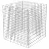 vidaXL Gabion høybed galvanisert stål 90x90x100 cm