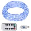 vidaXL LED-strenglys med 300 lysdioder bl&aring; 30 m