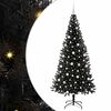 vidaXL Juletre Svart 210 cm PVC