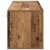 vidaXL Sko Skap med hylle Gammelt tre 100 x 35 x 38 cm Konstruert tre