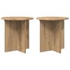 vidaXL Planteholder 2 stk. Artisan eik 40 x 40 x 40 cm Konstruert tre