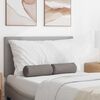 vidaXL Bolster puter 2 pcs Gråbrun Ø 15 x 40 cm stoff