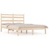 vidaXL Sengeramme heltre furu 120x200 cm