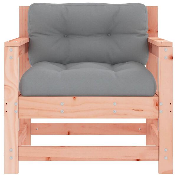 vidaXL Hagestoler med puter 2 stk heltre douglas