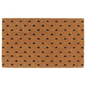 vidaXL D&oslash;rmatte naturlig 45x75 cm tuftet kokosfiber