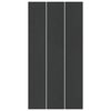 vidaXL Bunnark til basseng Svart 640 x 321 x 0,1 cm Uvevd Stoff