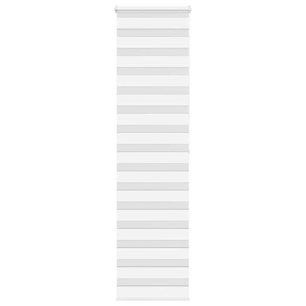 vidaXL Sebragardin hvit 55x200 cm stoff bredde 50,9 cm polyester