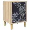 vidaXL Nattbordskap DOKKUM Sonoma eik 36 x 33 x 50 cm Konstruert tre