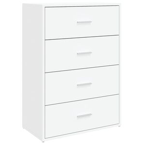 vidaXL Skjenk hvit 60x31x84 cm konstruert tre