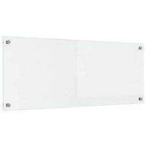 vidaXL Kjøkkenbakplate Gjennomsiktig 100 x 40 cm herdet glass