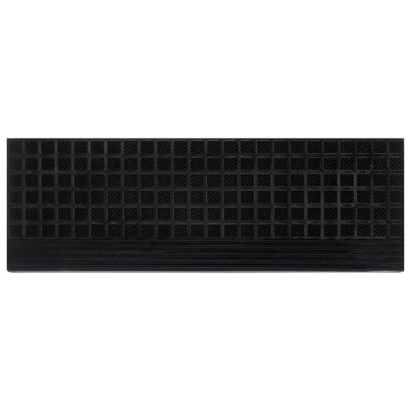 vidaXL Trappetrinn 10 stk 25x75 cm gummi