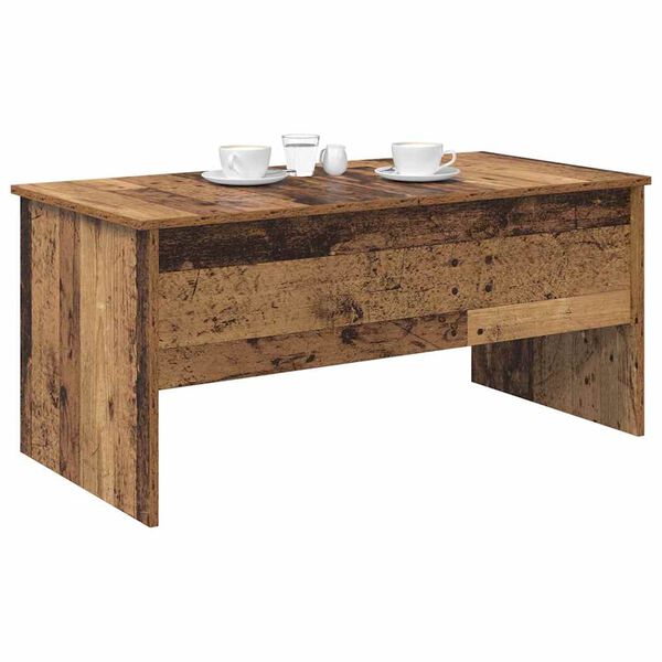 vidaXL Kaffebord Gamle tre 102 x 50,5 x 46,5 cm Konstruert tre
