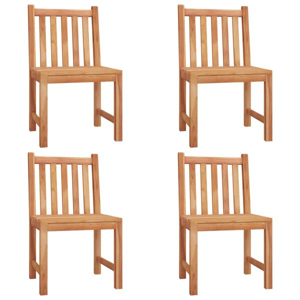 vidaXL Hagespisegruppe 5 deler heltre teak