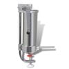 vidaXL Manuell vertikal pølsefyller/pølsemaskin i rustfritt stål 3,5 l