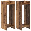 vidaXL Planteholder 2 pcs Gammelt tre 30 x 30 x 80 cm Konstruert tre