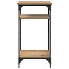 vidaXL Sidetabell med hylle Artisan Eik 40 x 30 x 75 cm Konstruert tre