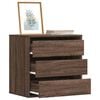 vidaXL Kommode brun eik 60x41x58 cm konstruert tre