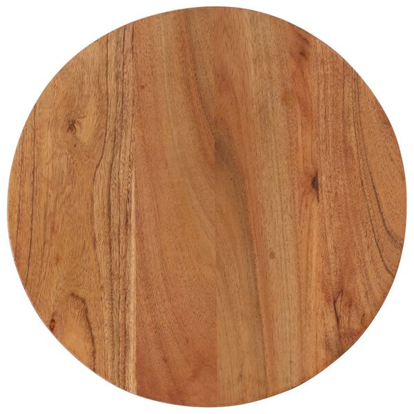 vidaXL Salongbord 35x35x30 cm heltre akasie og jern