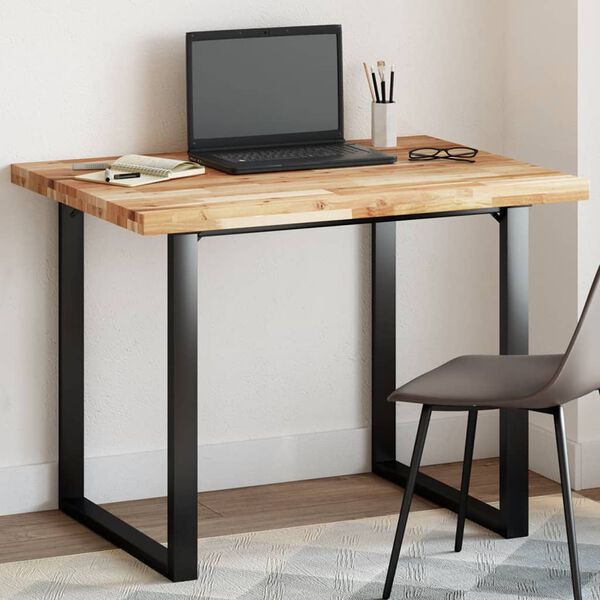 vidaXL Bordplate rektangul&aelig;r 100x80x4 cm heltre akasie