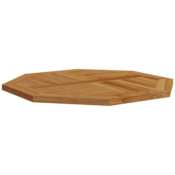 vidaXL Bordplate 80x80x2,5 cm &aring;ttekantet heltre teak