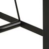 vidaXL Barbord 150x70x107 cm gjenvunnet heltre og jern