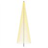 vidaXL LED juletre 485 cm 1632 LED-lys Varmhvit Jern Svart