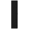 vidaXL H&oslash;yskap Svart eik 70 x 42.5 x 185 cm Konstruert tre