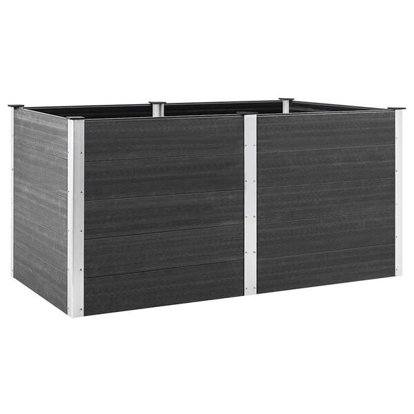 vidaXL H&oslash;ybed 200x100x91 cm WPC gr&aring;