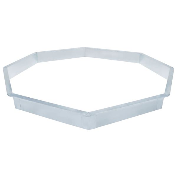 vidaXL Sneglegjerde galvanisert st&aring;l 261x25 cm