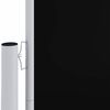 vidaXL Uttrekkbar sidemarkise 220x1200 cm svart