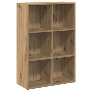 vidaXL Bokhylle/skjenk artisan eik 66x30x98 cm konstruert tre
