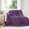 vidaXL Kastteppe Lilla 240 x 220 cm Fleece