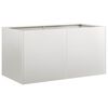 vidaXL Plantekasse 80x40x40 cm rustfritt st&aring;l