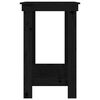 vidaXL Arbeidsbenk svart 80x50x80 cm heltre furu