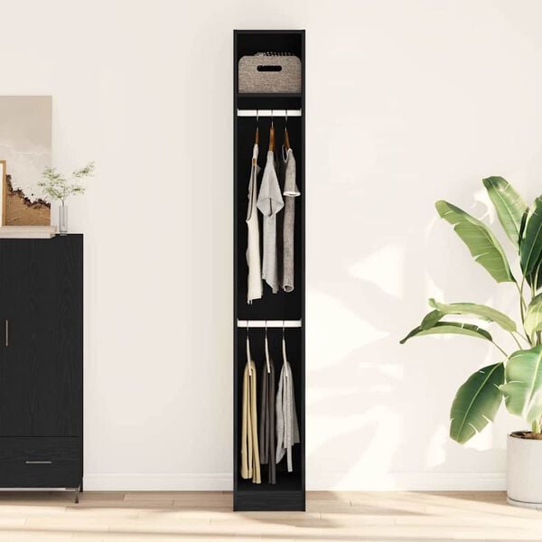 vidaXL Garderobeskap Gammelt tre 30 x 50 x 200 cm Konstruert tre