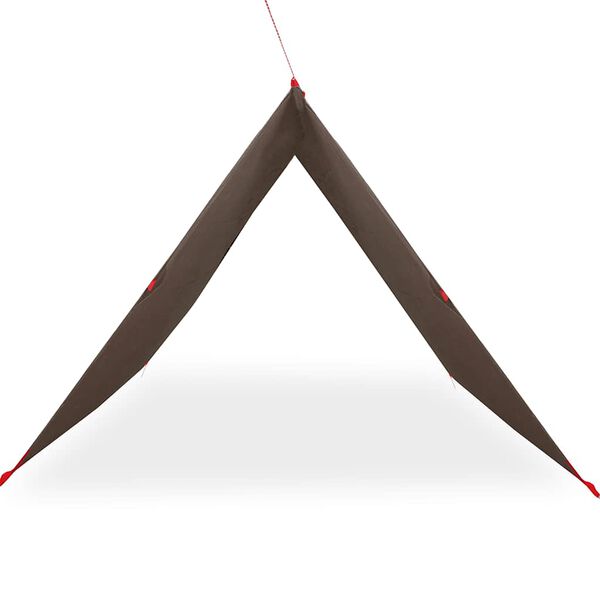 vidaXL Campingpresenning brun 451x420 cm vanntett