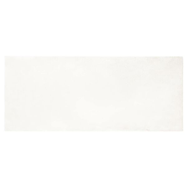 vidaXL Kunstpels Kanin Teppe Olite Krem 100 x 200 cm Polyester