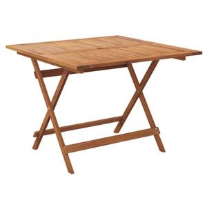 vidaXL Sammenleggbart hagebord 90x90x75 cm heltre akasie