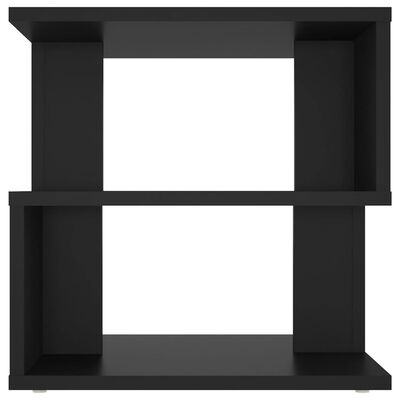 vidaXL Sidebord svart 40x40x40 cm sponplate