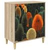 vidaXL Kommode ZAANDAM Skogtrykk 66 x 36,5 x 75 cm Konstruert tre