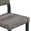 vidaXL 2 pcs Svartvask 45 x 55 x 84 cm Kubu Rattan
