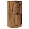 vidaXL Skjenk gammelt tre 30x30x70 cm konstruert tre